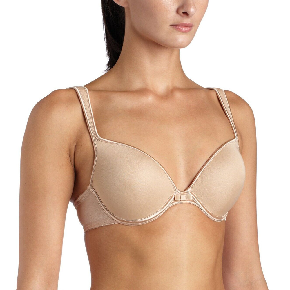 Bali Seductive Curves Beige Seamless Full Coverage Underwire Bra Size 40D